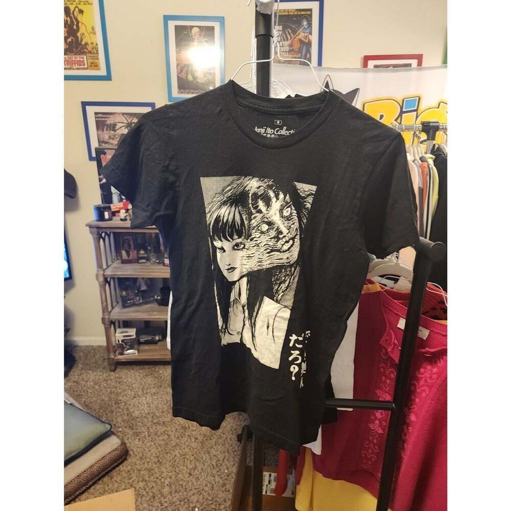 Marshalls Junji Ito Anime Manga T-Shirt Men's Small S Short Sleeve Graphic Black